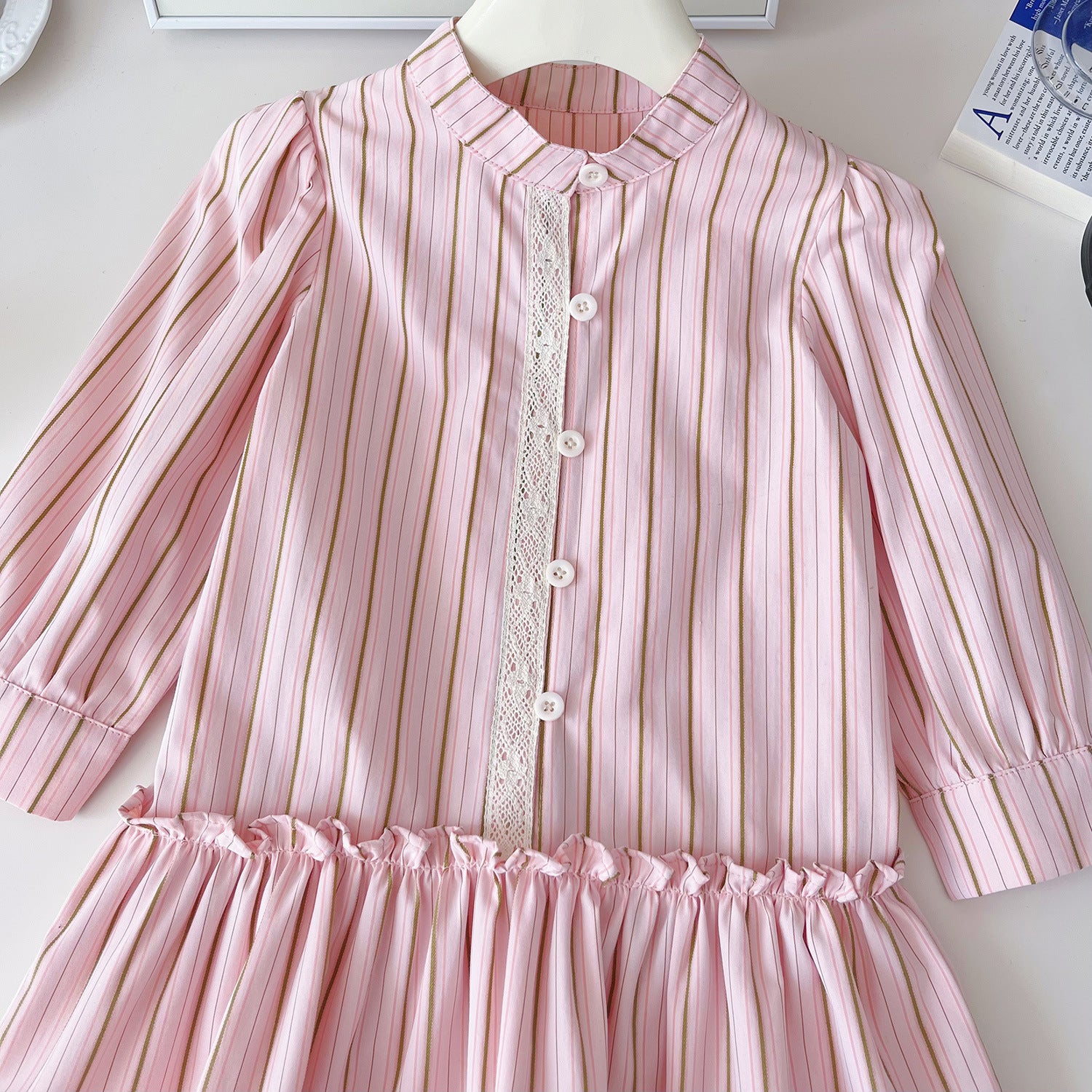 Rochie cu detalii Jasman Roz