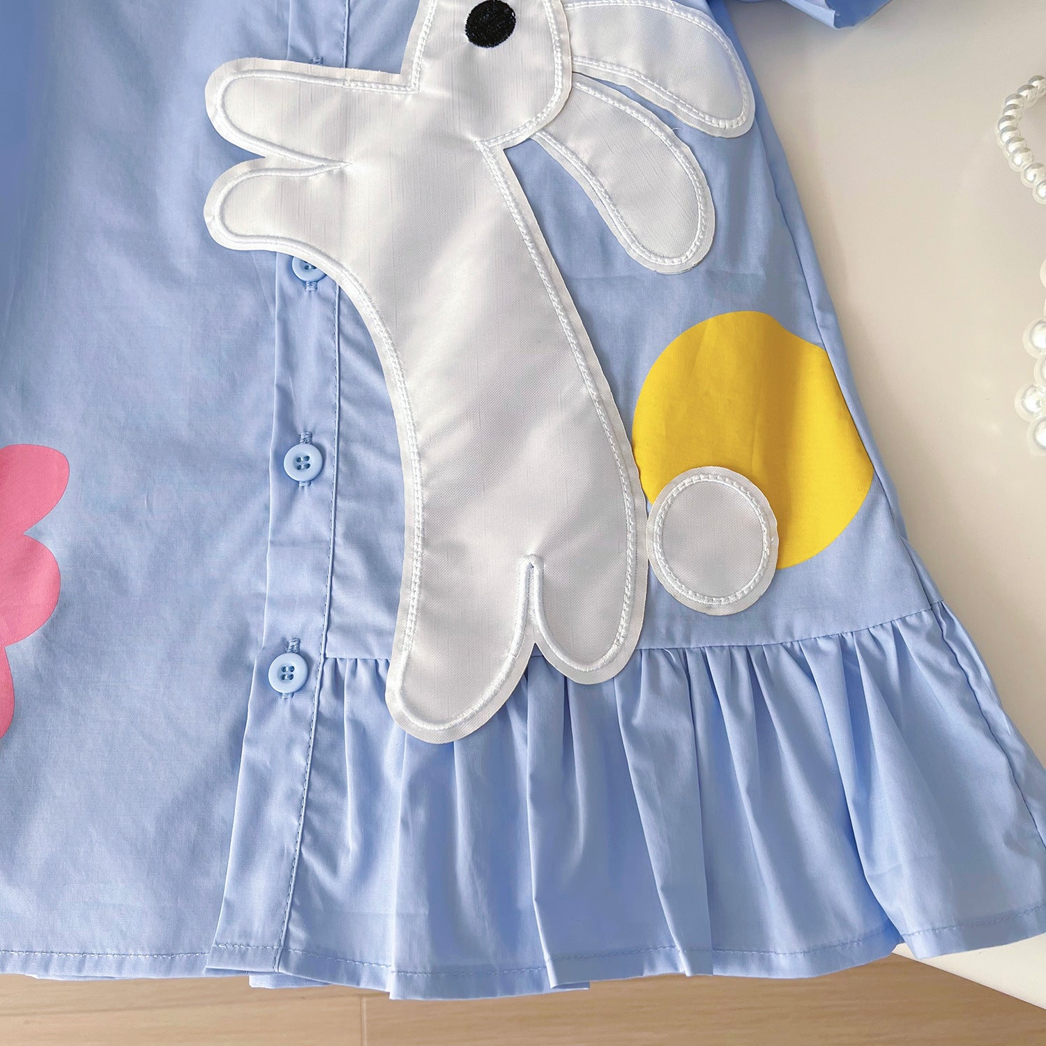 Rochie cu detalii Felisy Albastru