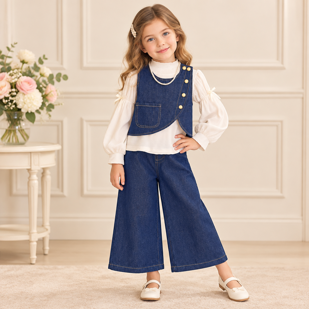 Set din trei piese Roana Bleumarin