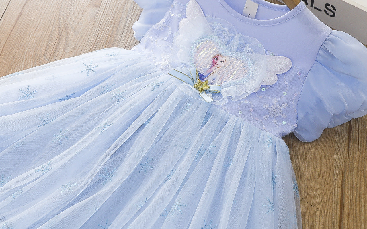 Rochie cu detalii Inery Albastru