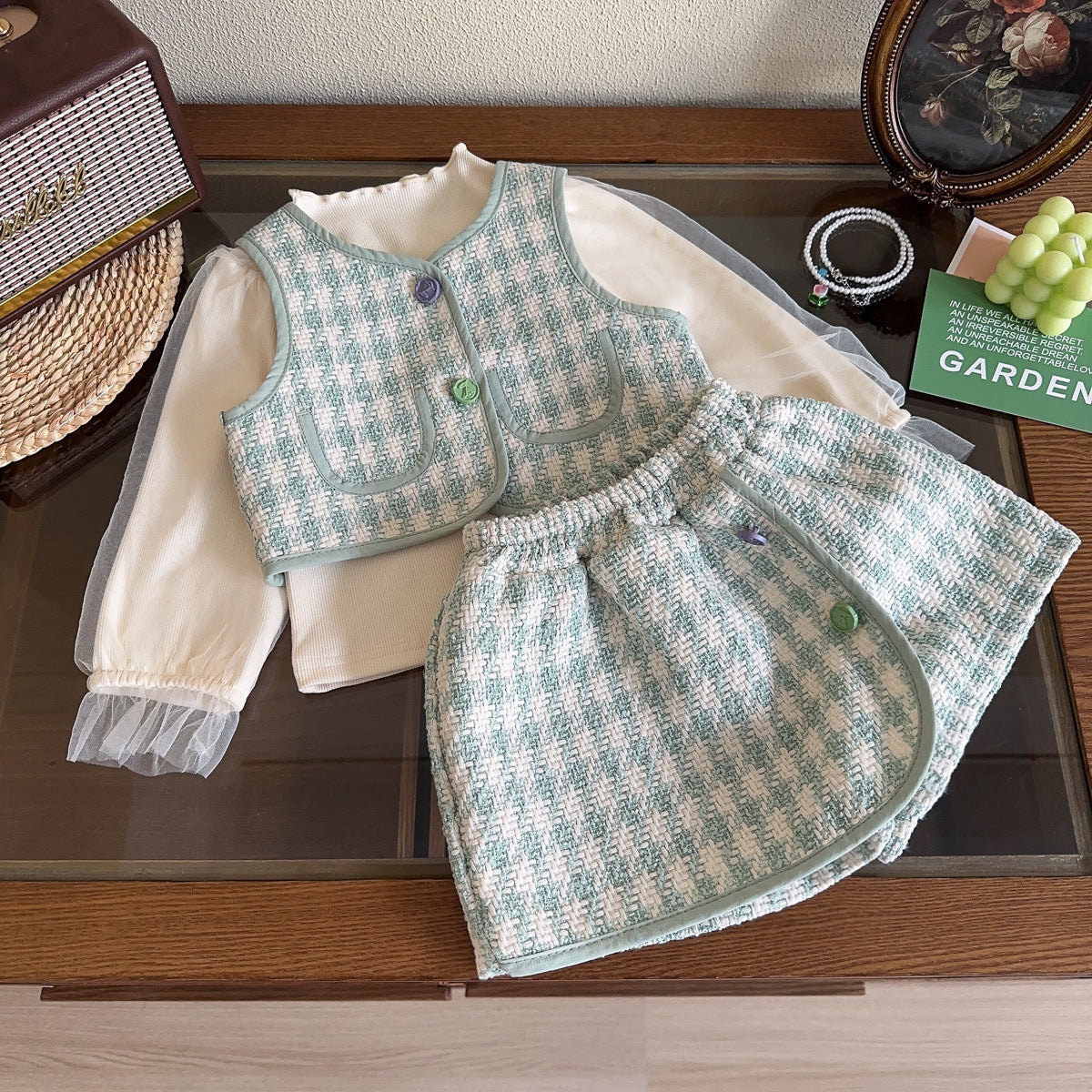 Set din trei piese Josmy Verde