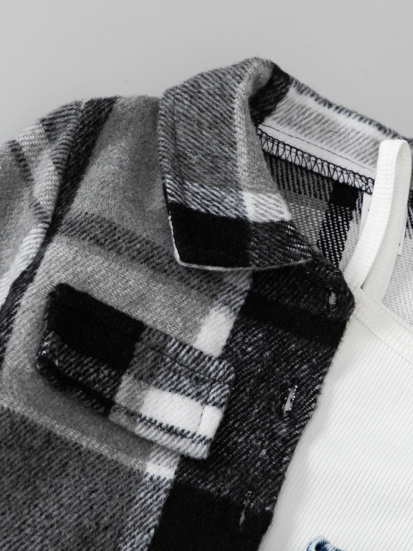 Set din trei piese Salena Negru