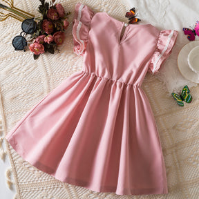 Rochie cu detalii Caelith Roz