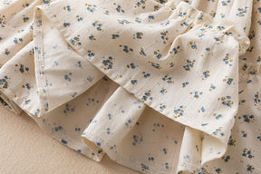 Rochie cu detalii Caelora Crem