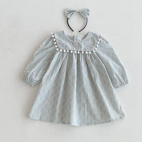 Rochie cu detalii Gheny Albastru