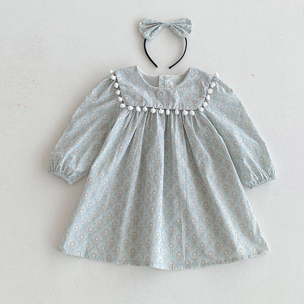 Rochie cu detalii Gheny Albastru