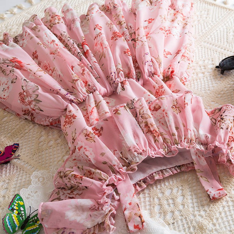Rochie cu detalii Zireen Roz