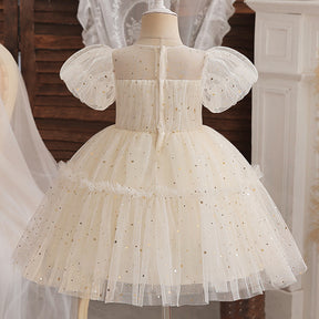 Rochie cu detalii Arisna Crem