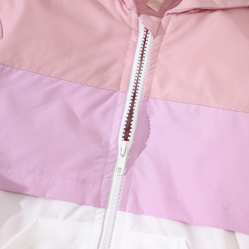 Jacheta cu gluga Aderia Roz