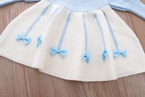 Rochie cu részletek Renasy Albastru