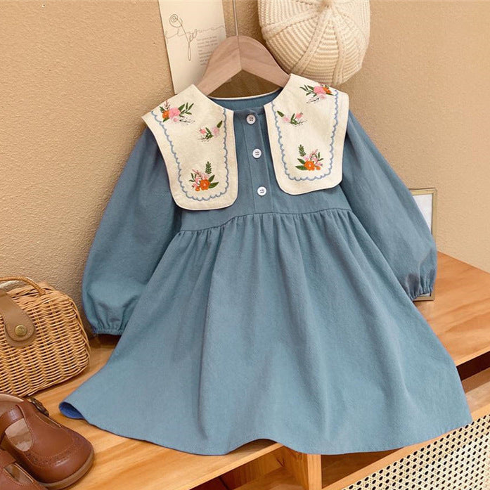 Rochie cu detailsi Vlira Albastru