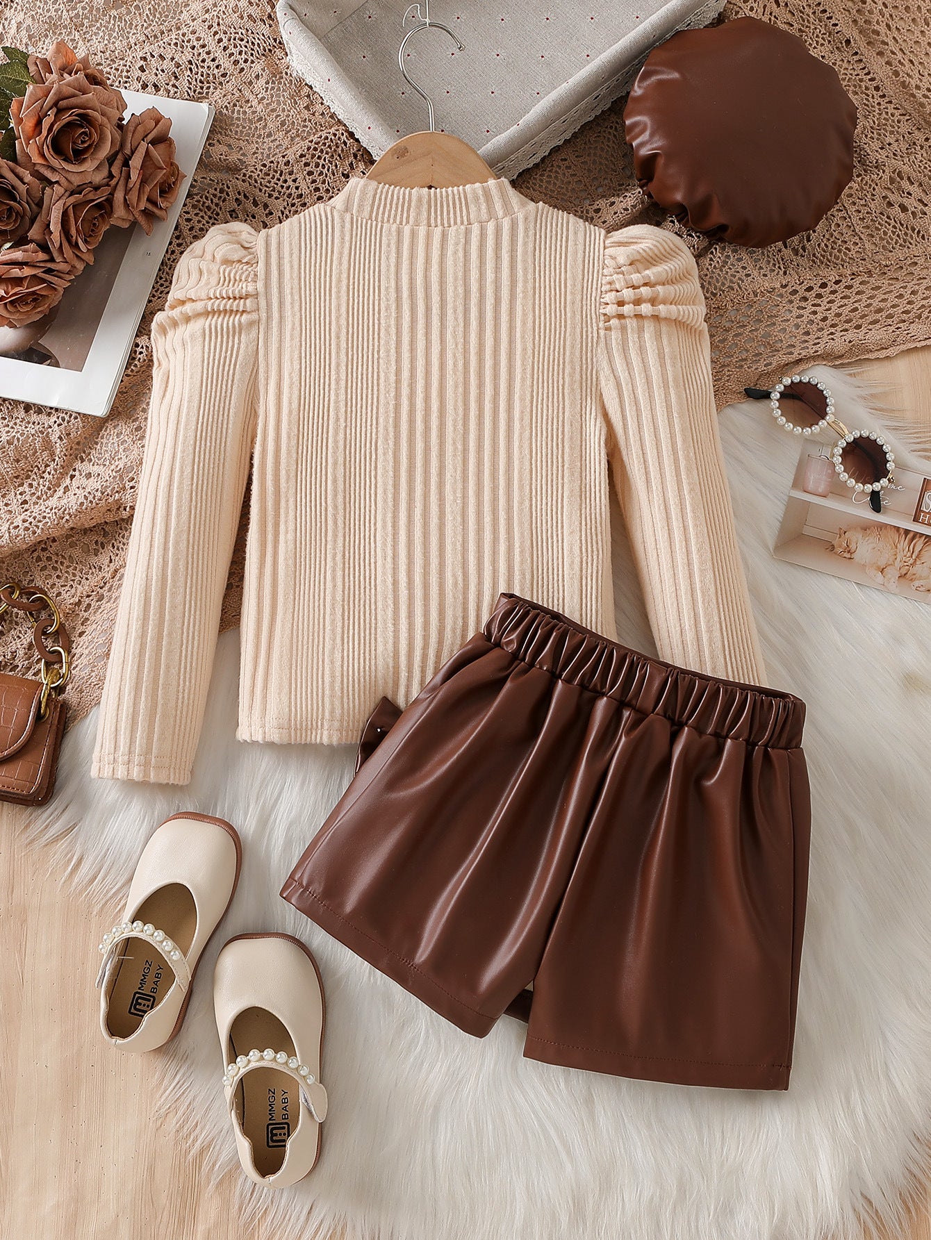 Set din trei piese Elosa Maro