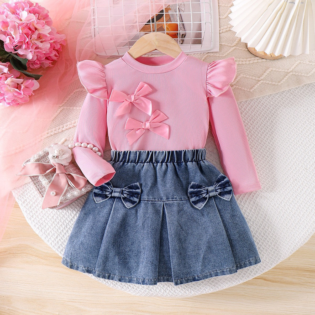 Set din doua piese Naslina Roz