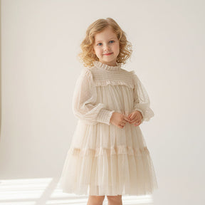 Rochie cu detalii Aramena Crem