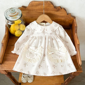 Rochie cu detalii Keina Crem