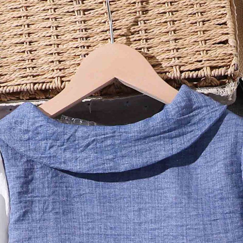 Set din doua piese Andya Albastru