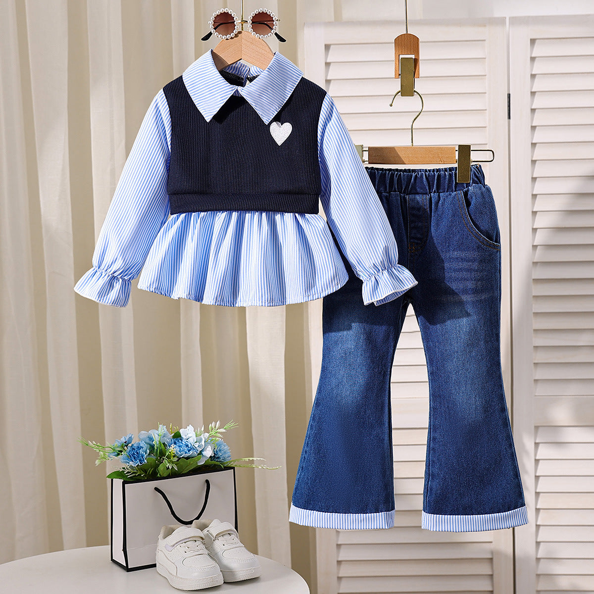 Set din doua piese Aelia Albastru