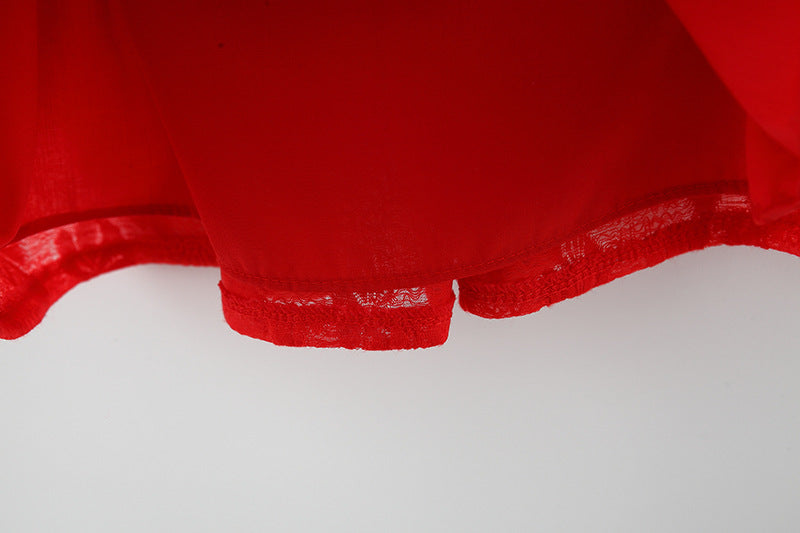 Zsinóros ruha Solmia Red