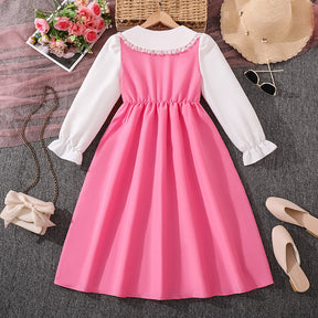 Rochie cu detalii Lirsana Roz