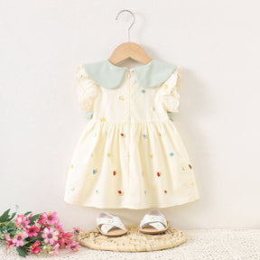 Rochie cu detalii Raula Crem