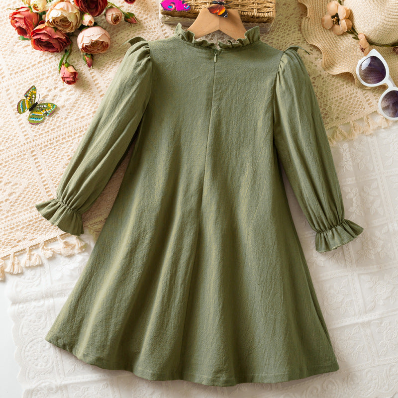 Rochie cu detalii Rumina Verde