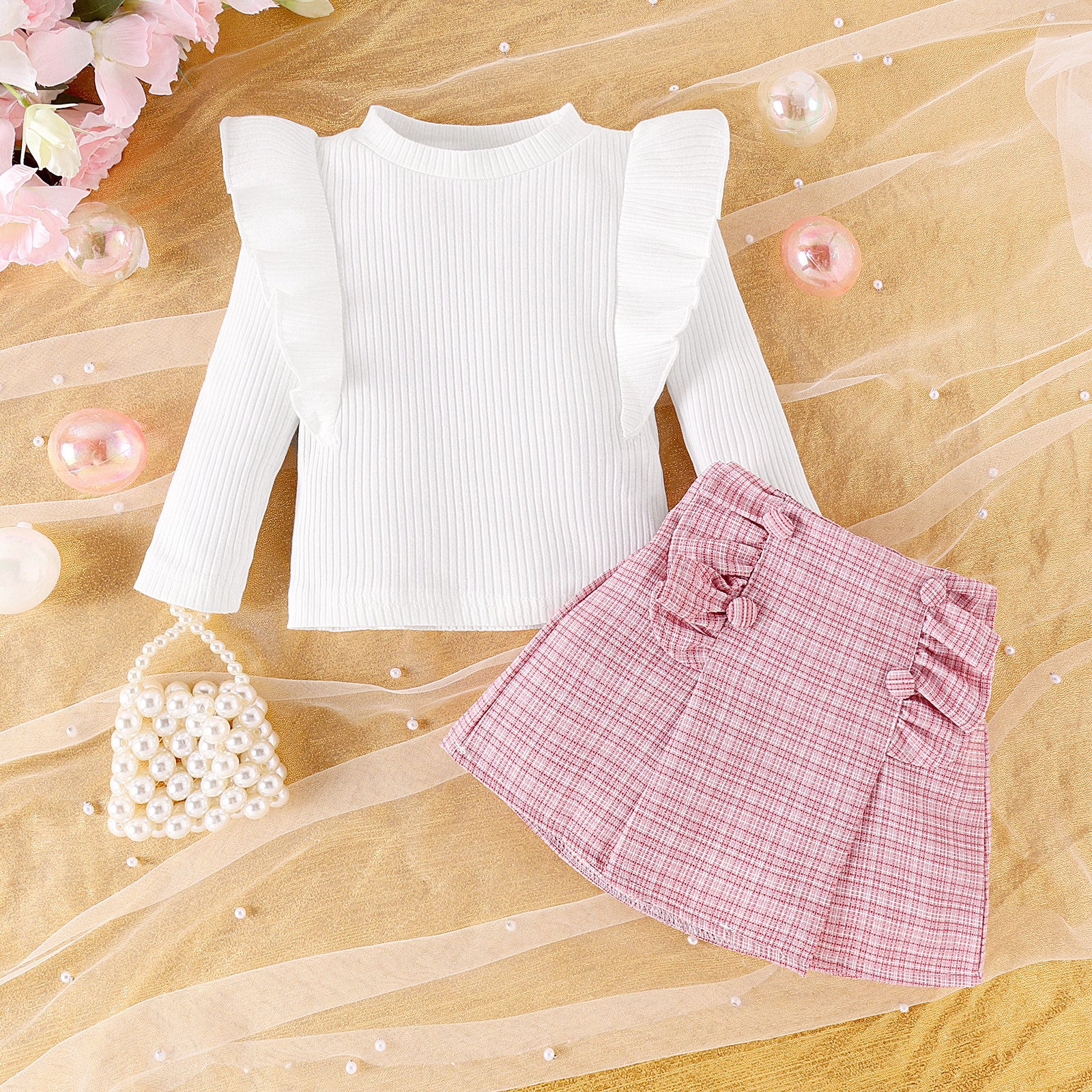 Set din doua piese Valrina Roz