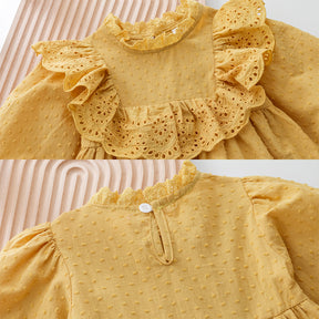 Rochie cu detalii Libiana Portocaliu