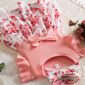 Rochie cu bentita Theryn Roz