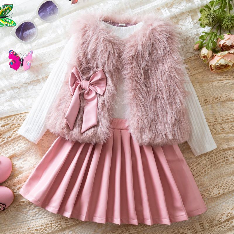 Set din trei piese Ernasta Roz