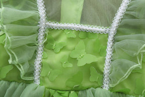 Rochie cu detailsi Celsya Verde