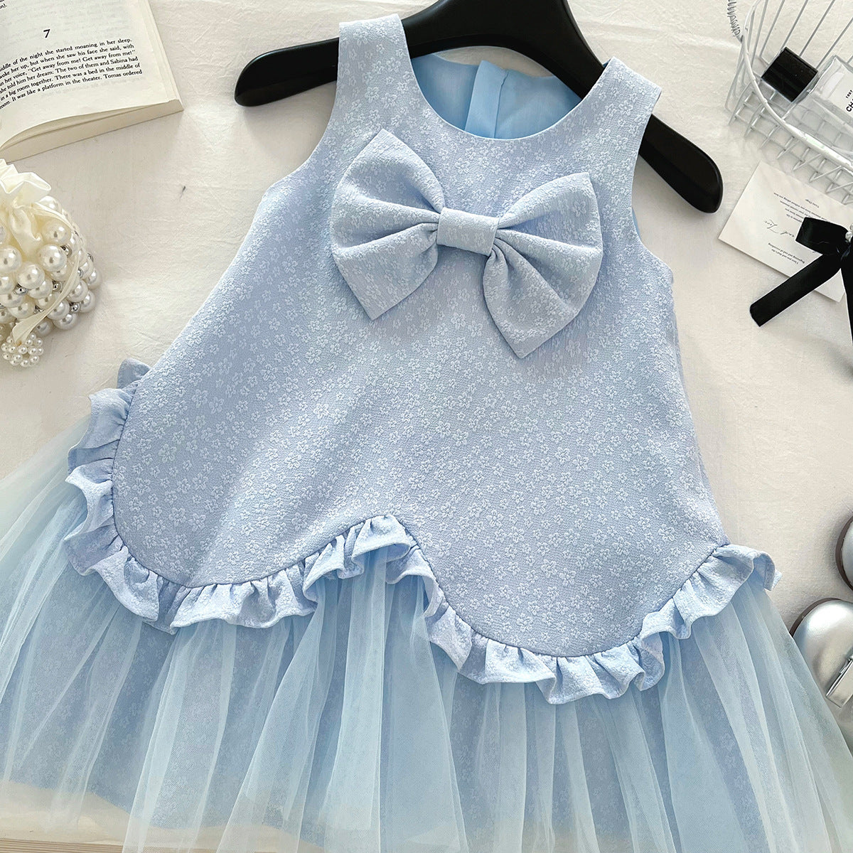 Rochie cu detalii Frila Albastru