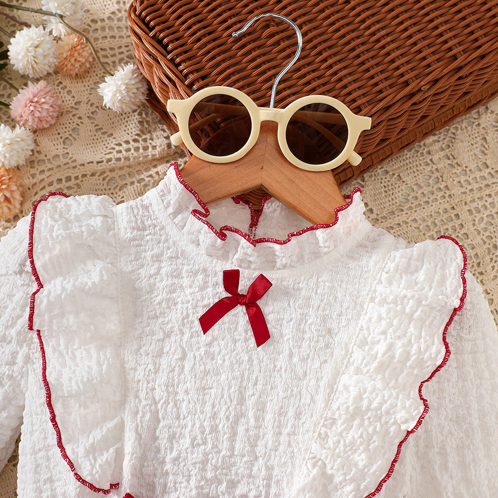 Rochie cu detalii Rivara Rosu