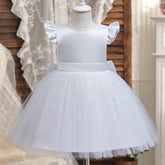 Rochie cu detalii Abina Alb