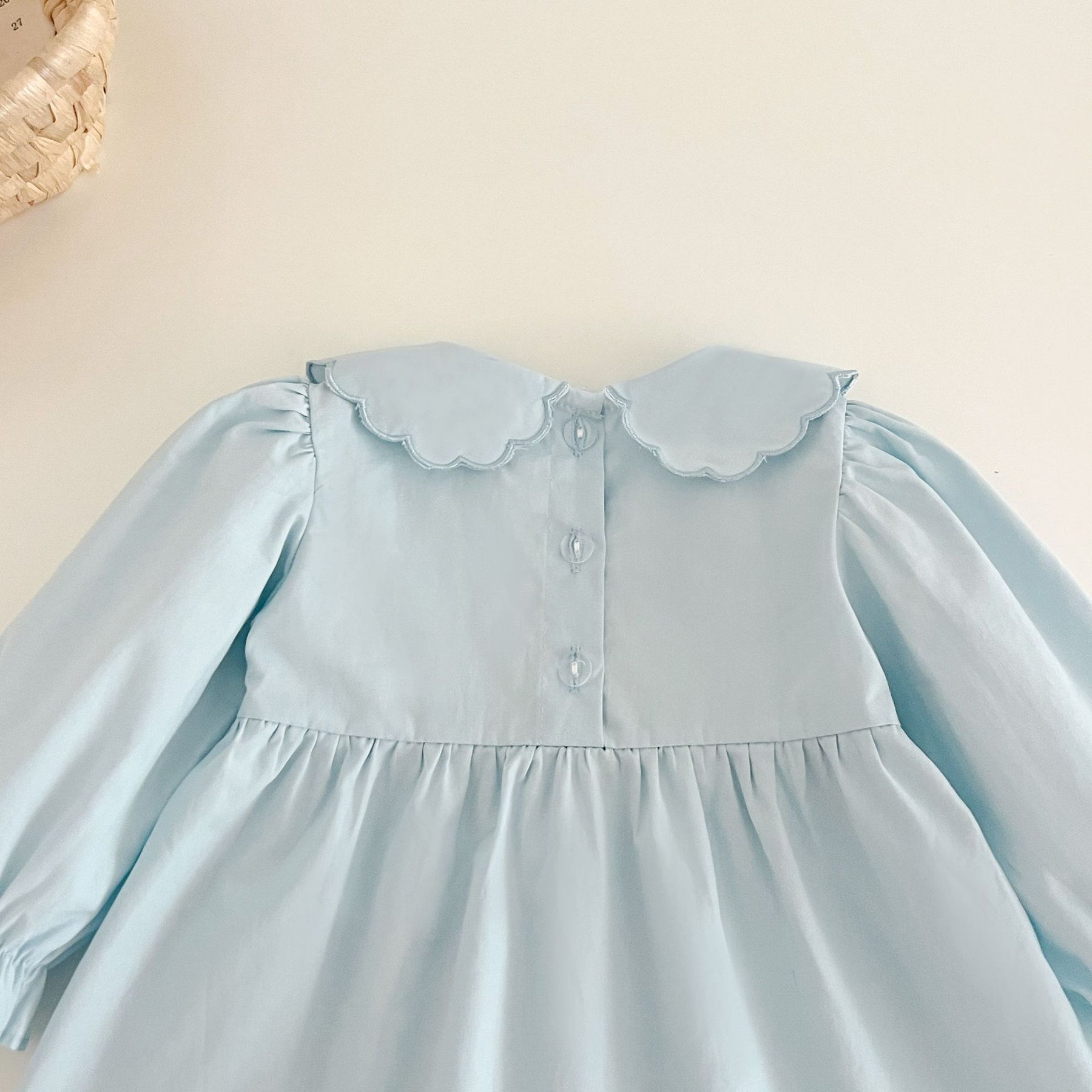 Rochie cu detalii Herat Albastru