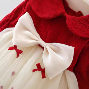Rochie cu detalii Medin Rosu