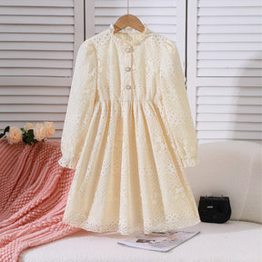 Rochie cu detalii Mira Crem