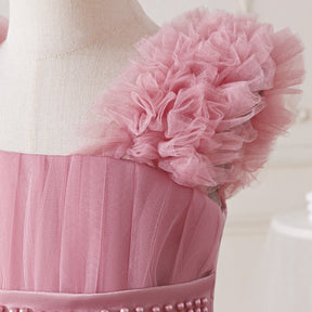 Rochie cu detalii Reben Roz