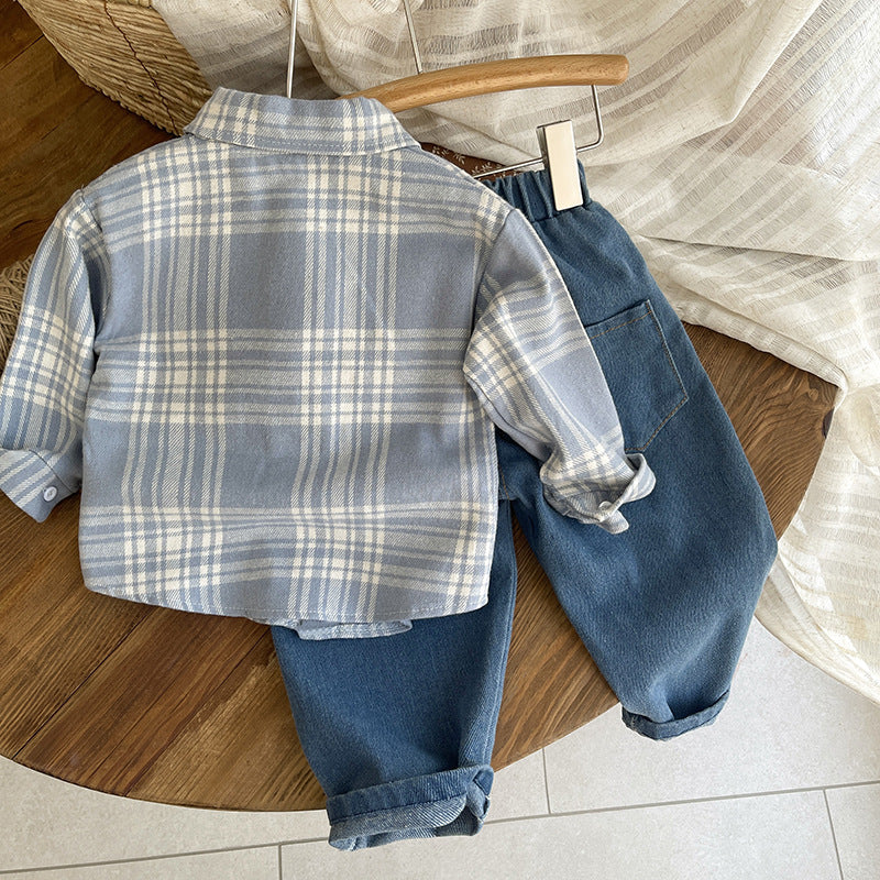 Set din doua piese Erdan Albastru