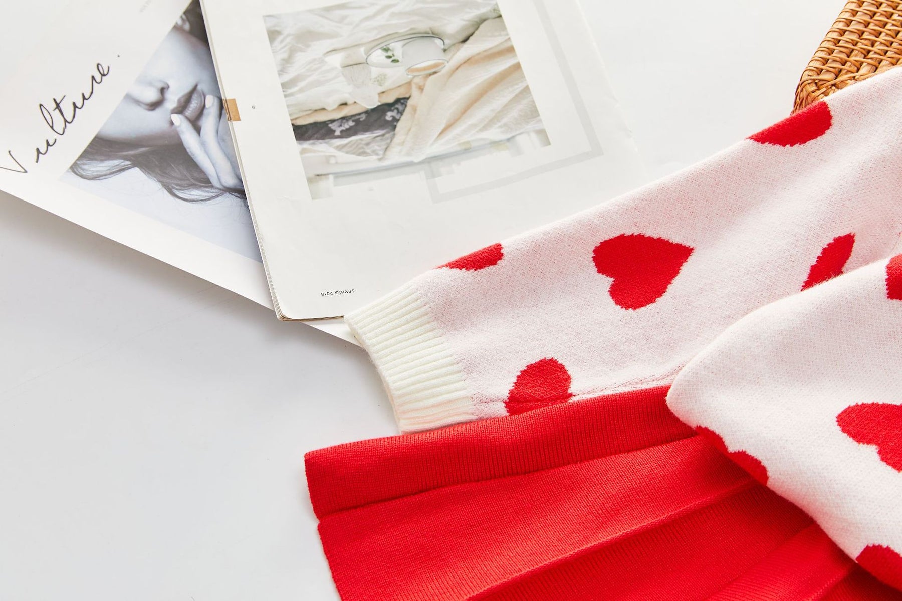 Szett din doua piese cu detalii Molira Crem