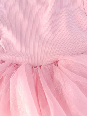Rochie cu detalii Camena Roz