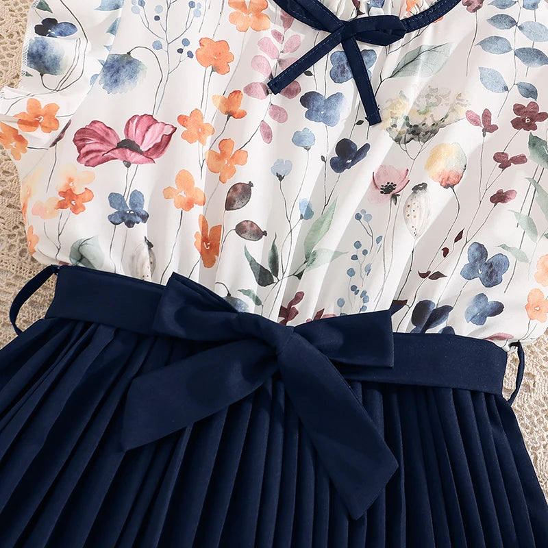 Rochie  cu detalii Zoriel Bleumarin