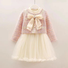 Rochie cu sacou Afra Crem