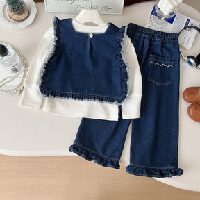 Set din trei piese Fone Albastru