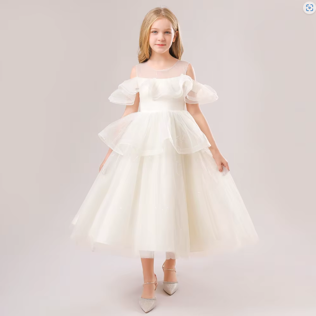 Rochie eleganta Fera Crem