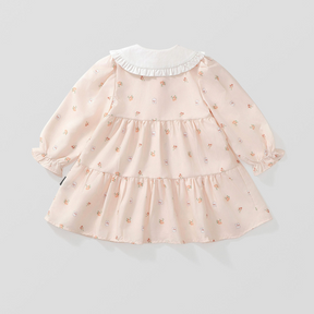 Rochie cu detalii Lursa Roz Deschis