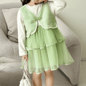 Rochie cu details Piara Verde