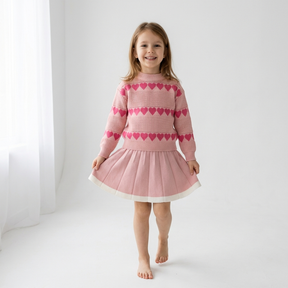 Aynara kétrészes szett rózsaszín