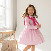 Rochie cu detalii Sinia Roz