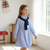 Rochie cu detalii Sinia Albastru