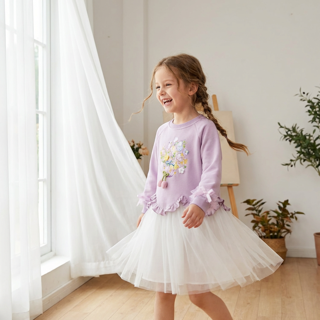 Rochie cu detalii Gheryn Mov